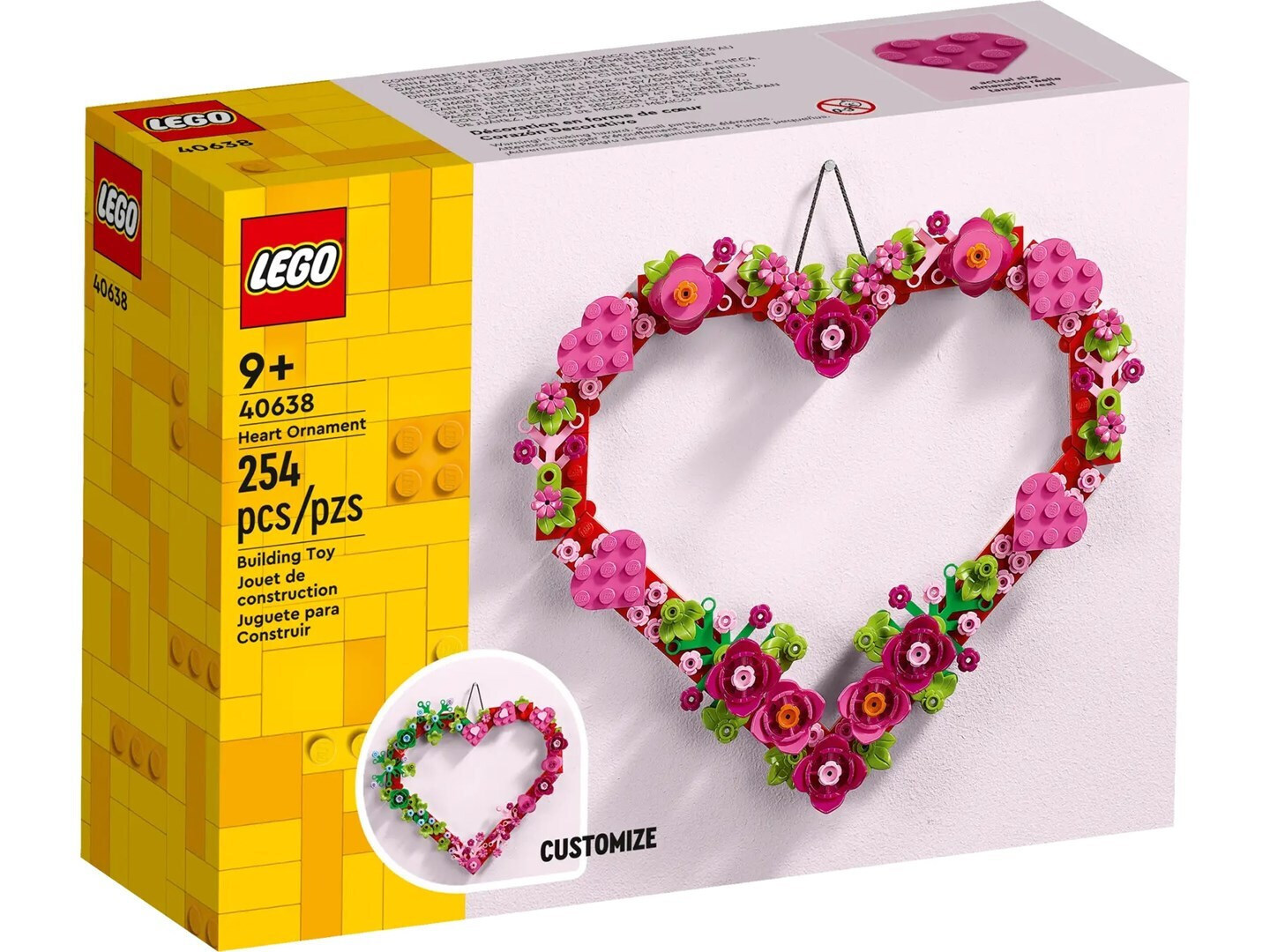 Lego Icons Heart Ornament για 9 Ετών 254τμχ Κωδικός 40638