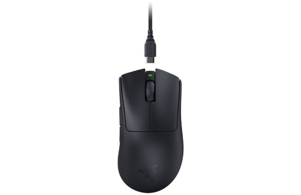 Razer DeathAdder V3 Pro Hyperpolling Wireless Dongle Ασύρματο Gaming Ποντίκι Μαύρο
