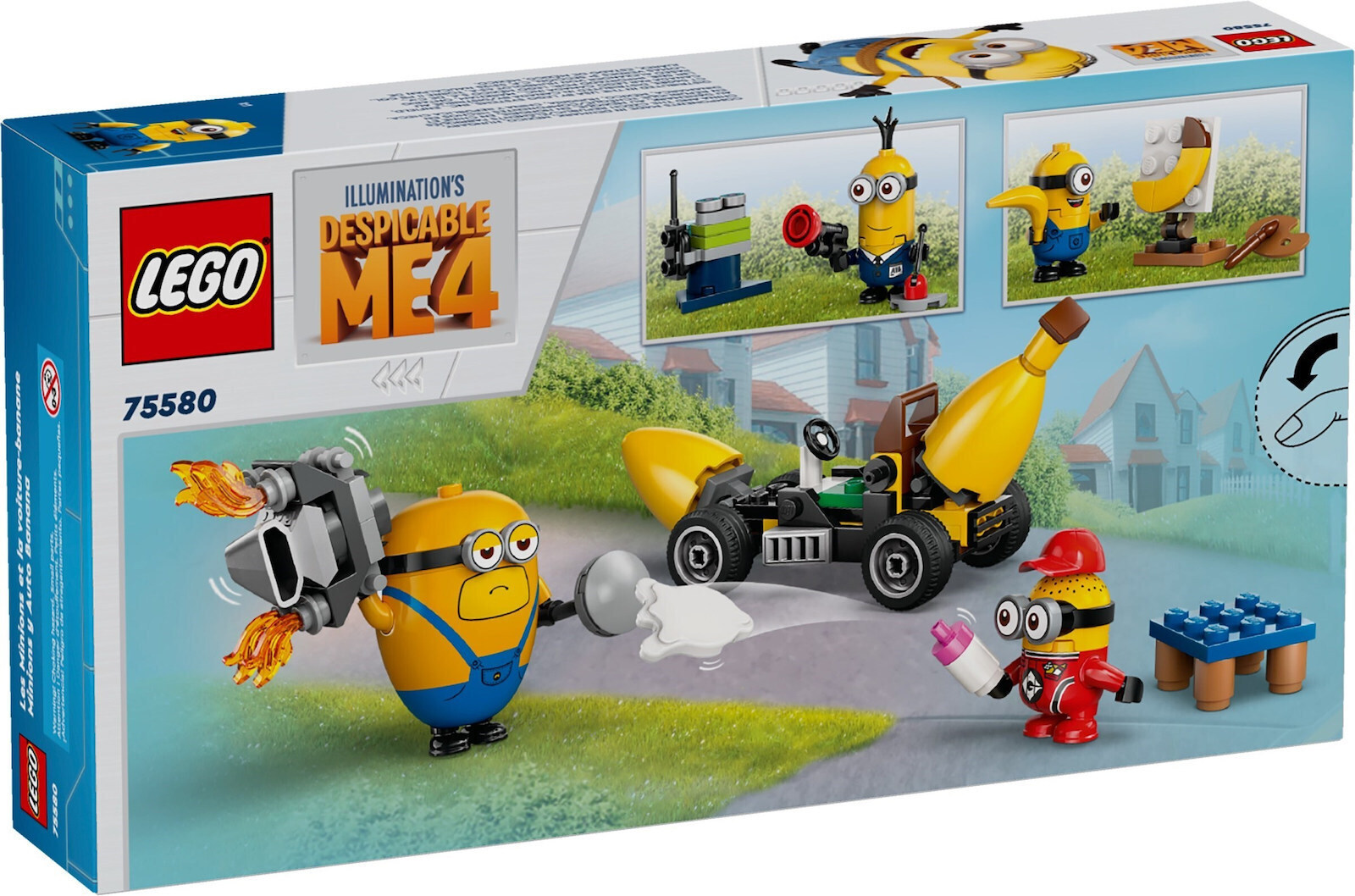 Lego Minions Banana Car για 6 Ετών 136τμχ Κωδικός 75580