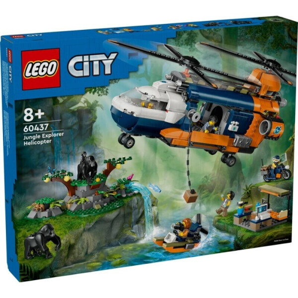Lego City Jungle Explorer Helicopter at Base Camp για 8 Ετών Κωδικός 60437