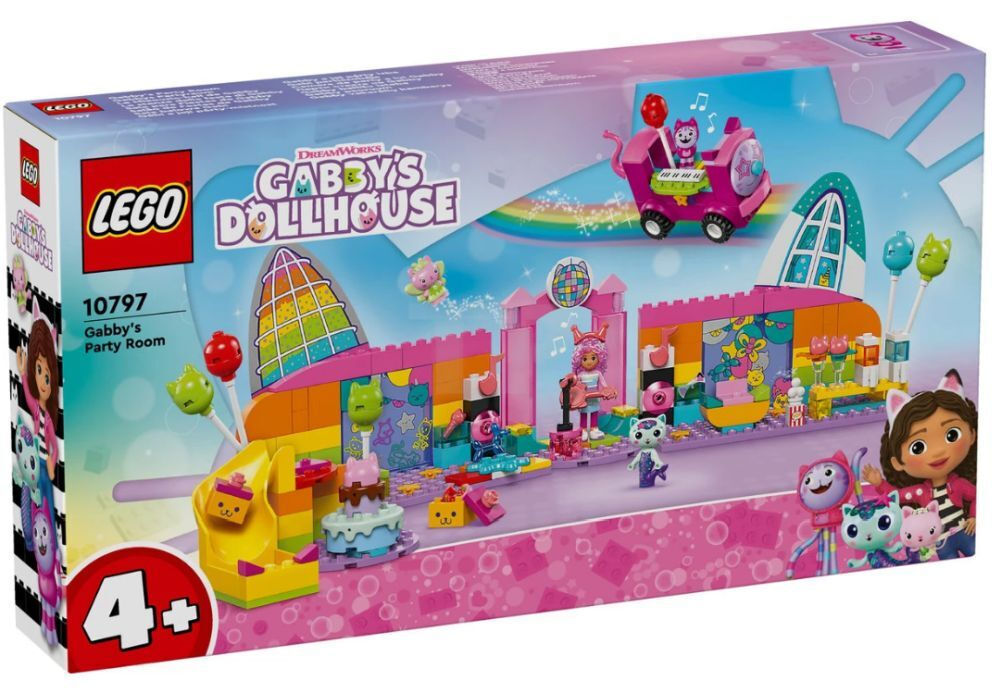Lego Gabbys Dollhouse Gabbys Party Room για 4 Ετών Κωδικός 10797
