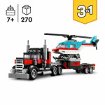 Lego Creator Flatbed Truck With Helicopter για 7 Ετών Κωδικός 31146