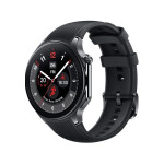 OnePlus Watch 2 Stainless Steel 47mm Αδιάβροχο με Παλμογράφο Black Steel