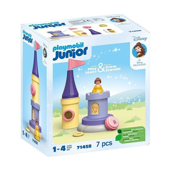 Playmobil Junior Ο Μουσικός Πύργος Της Μπελ για 1-4 ετών