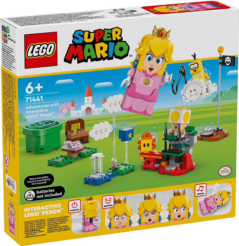 Lego Super Mario Adventures with Interactive Lego Peach για 6 Ετών 208τμχ Κωδικός 71441
