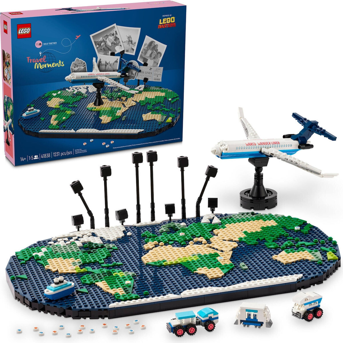 Lego Icons Travel Moments για 14 Ετών 1231τμχ Κωδικός 41838