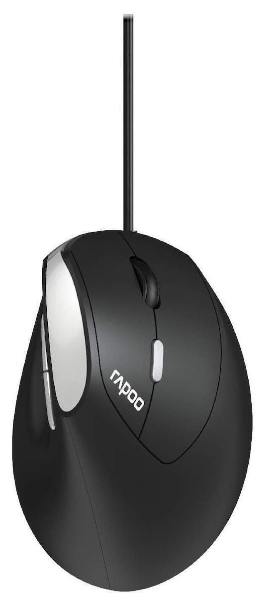 Rapoo EV200 Ενσύρματο Εργονομικό Vertical Ποντίκι Μαύρο