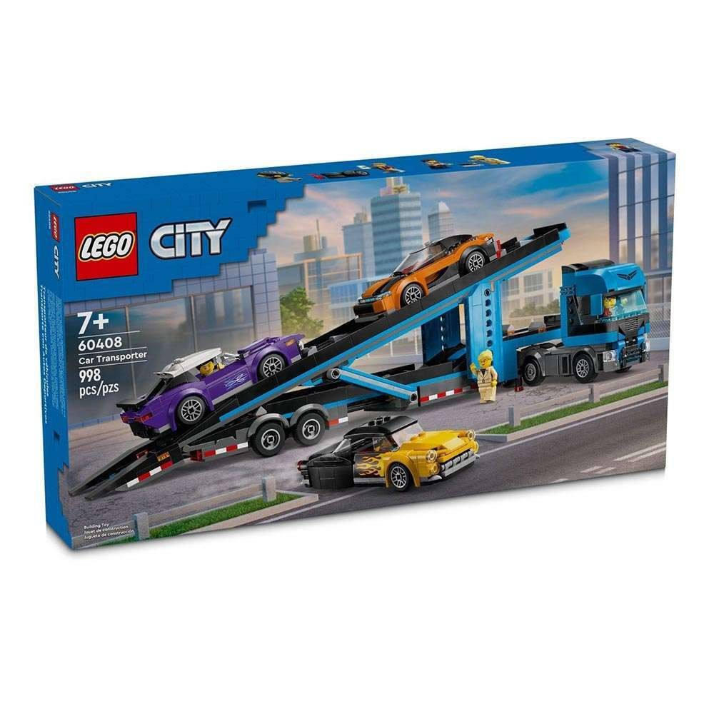 Lego City Car Transporter Truck With Sports Cars για 7 Ετών 998τμχ Κωδικός 60408