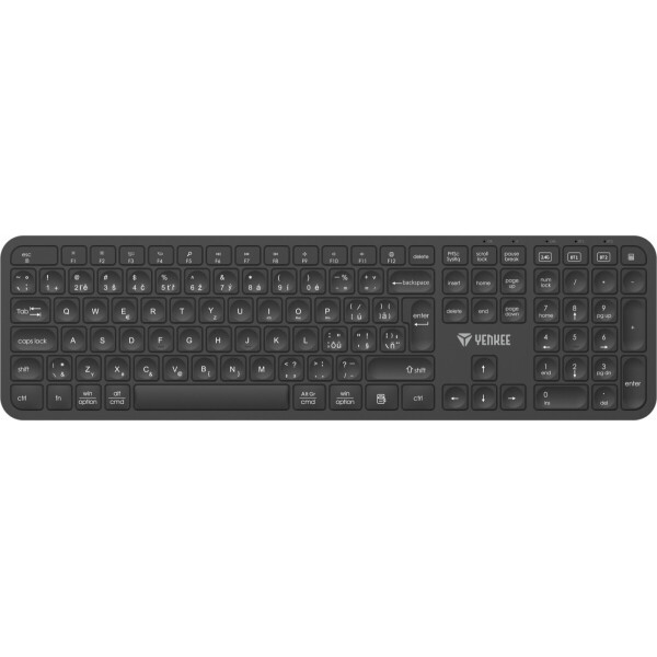 Yenkee EGO Dual Ασύρματο Bluetooth Πληκτρολόγιο Αγγλικό US