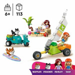 Lego Friends Surfing Dogs and Scooter Adventure για 6 Ετών 113τμχ Κωδικός 42641