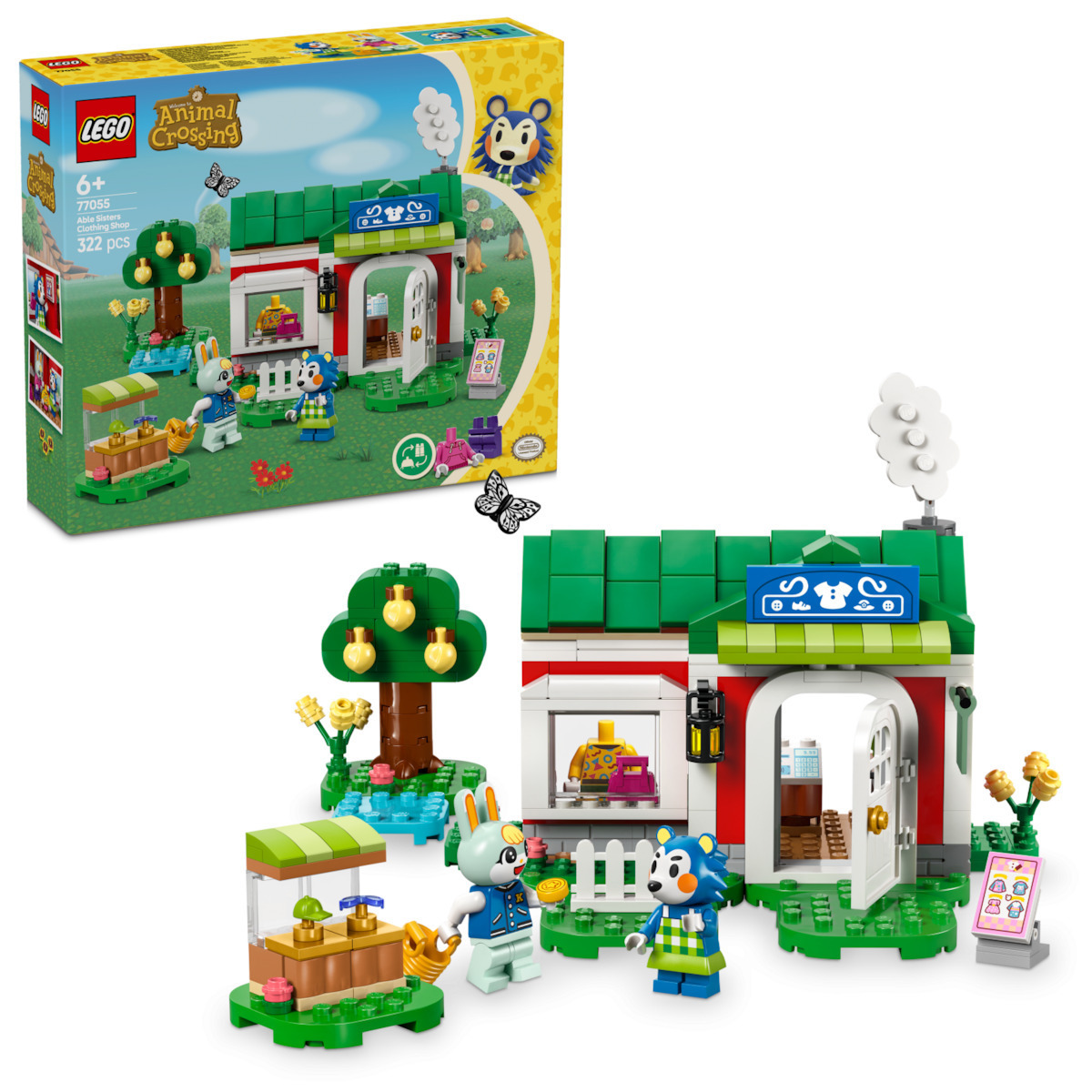 Lego Animal Crossing Animal Crossing Able Sisters Clothing Shop για 6 Ετών 322τμχ Κωδικός 77055