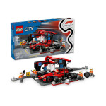 Lego City F1 Pit Stop Pit Crew with Ferrari Car για 6 Ετών 322τμχ Κωδικός 60443