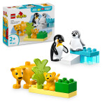 Lego Duplo Wild Animal Families Penguins Lions για 2 Ετών 10τμχ Κωδικός 10442