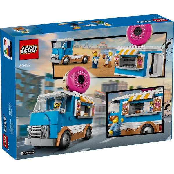 Lego City Doughnut Truck για 5 Ετών 196τμχ Κωδικός 60452