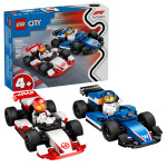 Lego City F1 Williams Racing Haas F1 Race Cars για 4 Ετών 92τμχ Κωδικός 60464