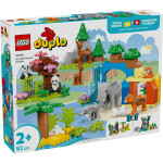 Lego Duplo Town - 3-in-1 Wild Animal Families για 2 Ετών 92τμχ Κωδικός 10446