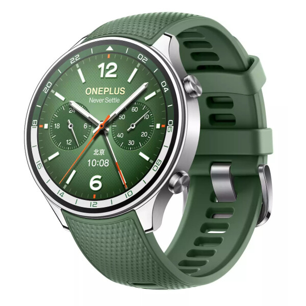 OnePlus Watch 2R Stainless Steel 47mm με Παλμογράφο Πράσινο