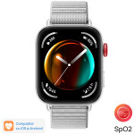 Huawei Watch Fit 3 Aluminium 43mm Αδιάβροχο με Παλμογράφο Γκρι