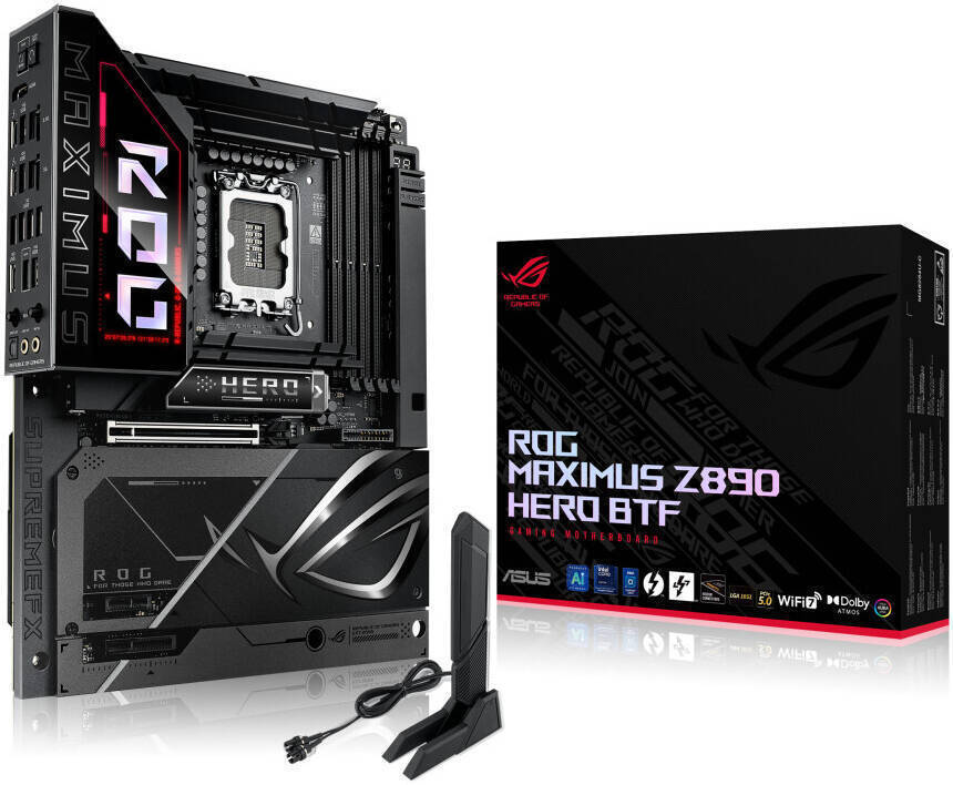 Asus ROG MAXIMUS Z890 HERO BTF Wi-Fi Motherboard ATX με Intel 1851 Socket