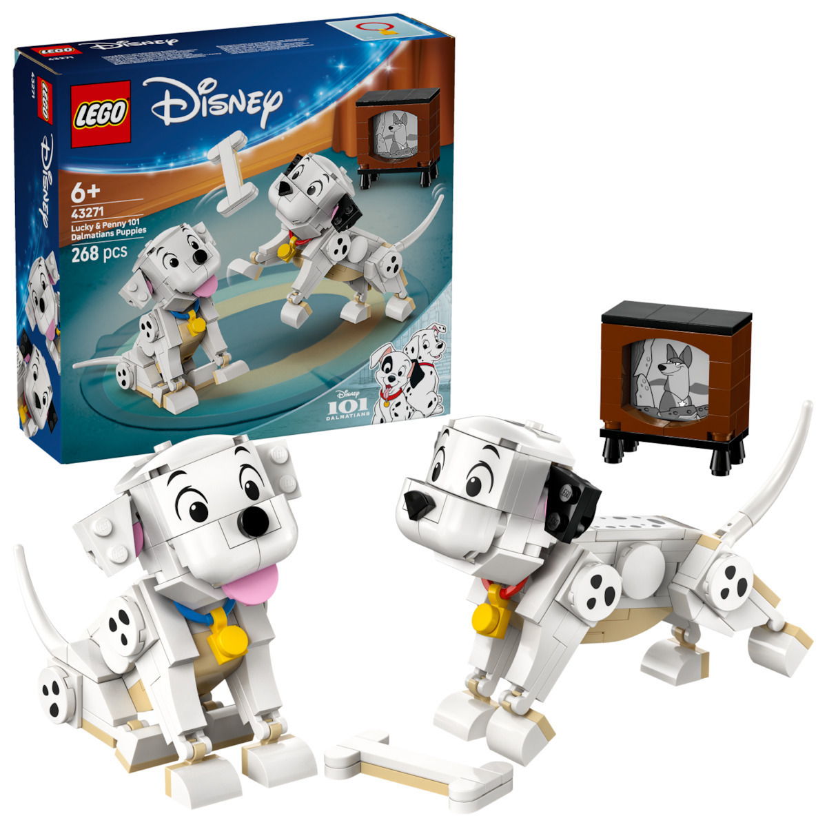 Lego Disney 43271 Κουτάβια Λάκι Πένι 101 Σκυλιά Δαλματίας Κωδικός 43271