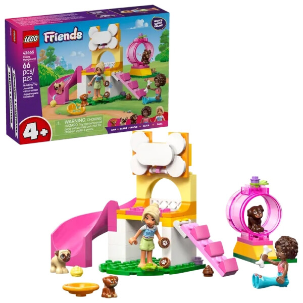 Lego Friends Puppy Playground για 4 Ετών 66τμχ Κωδικός 42665