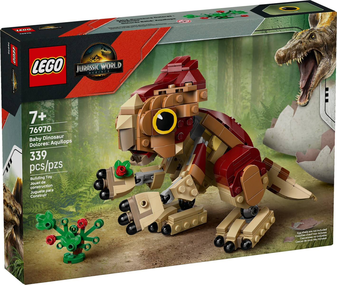Lego Jurassic World Baby Dinosaur Dolores Aquilops για 7 Ετών 339τμχ Κωδικός 76970
