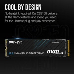 PNY CS2150 SSD 2TB M.2 NVMe PCI Express 5.0 Κωδικός M280CS2150-2TB-TB