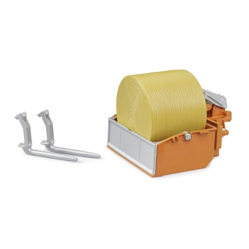 Bruder Accessories Lada Tractor Loading Forks A Round Bale