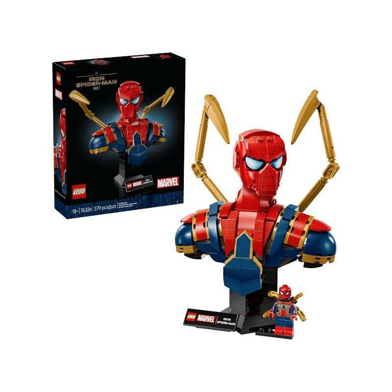 Lego Super Heroes Iron Spiderman Bust για 18 Ετών 379τμχ Κωδικός 76326