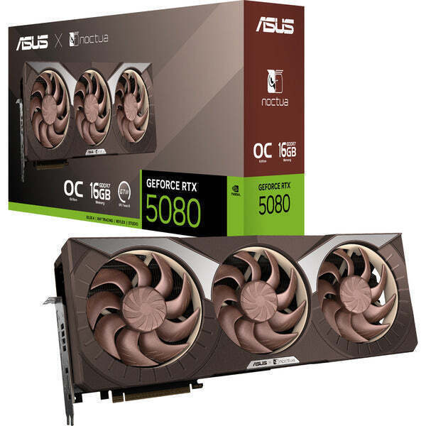 Asus GeForce RTX 5080 16GB GDDR7 Noctua OC Κάρτα Γραφικών Κωδικός 90YV0M32-M0NA00