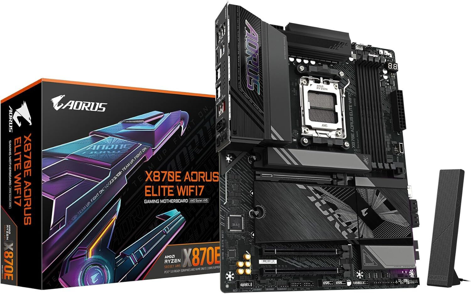 Gigabyte X870E Aorus Elite X3D Wi-Fi Motherboard ATX με AMD AM5 Socket