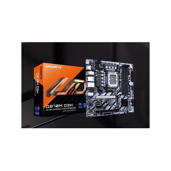 Gigabyte Q870M D3H Motherboard Micro ATX με Intel 1851 Socket