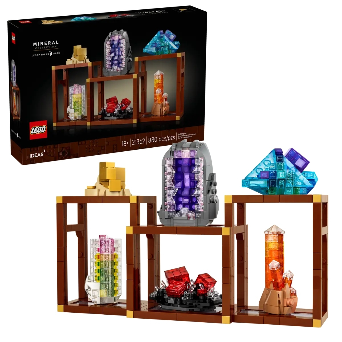 Lego Ideas Mineral Collection για 18 Ετών 880τμχ Κωδικός 21362