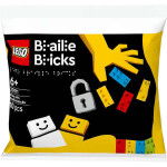 Lego Τουβλάκια Play with Braille Bricks για 6 Ετών 10τμχ Κωδικός 30711