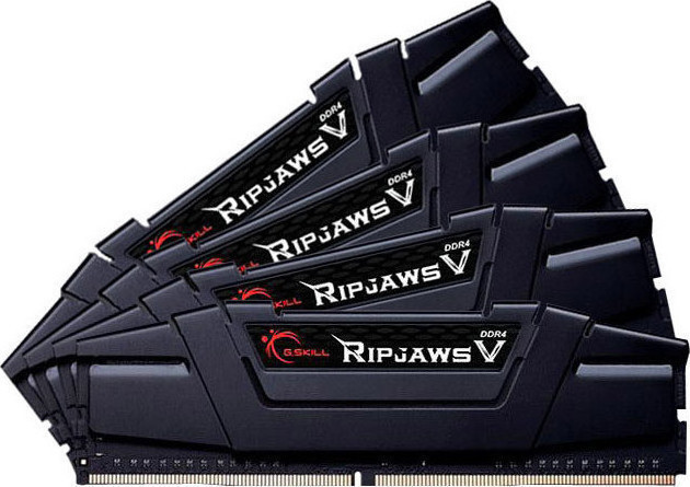 G.Skill Ripjaws V DDR4 32GB RAM με 4x8GB Modules και Ταχύτητα 3200 για Desktop Κωδικός F4-3200C16Q-32GVKB
