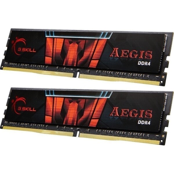 G.Skill Aegis DDR4 16GB RAM με 2x8GB Modules και Ταχύτητα 2400 για Desktop Κωδικός F4-2400C17D-16GIS