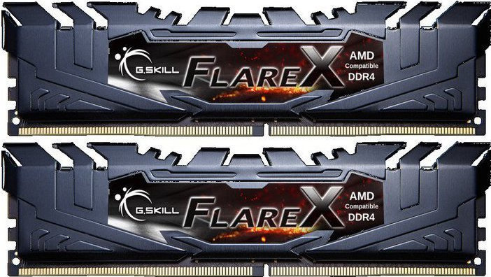 G.Skill Flare X DDR4 32GB RAM με 2x16GB Modules και Ταχύτητα 3200 για Desktop Κωδικός F4-3200C16D-32GFX