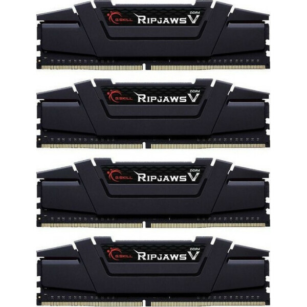 G.Skill Ripjaws V DDR4 64GB RAM με 4x16GB Modules και Ταχύτητα 3600 για Desktop Κωδικός F4-3600C16Q-64GVKC