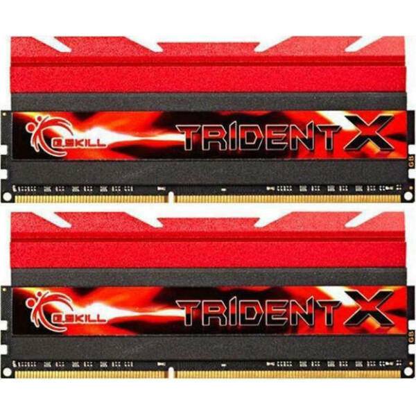 G.Skill TridentX DDR3 16GB RAM με 2x8GB Modules και Ταχύτητα 2400 για Desktop Κωδικός F3-2400C10D-16GTX