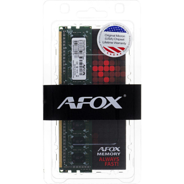 Afox DDR3 με Module 1x8GB και Ταχύτητα 1600 για Desktop Κωδικός AFLD38BK1L