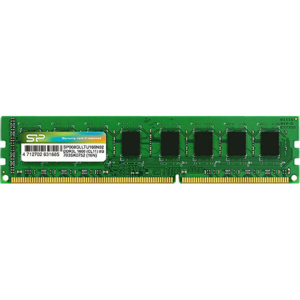 Silicon Power DDR3 με Module 1x8GB και Ταχύτητα 1600 για Desktop Κωδικός SP008GLLTU160N02