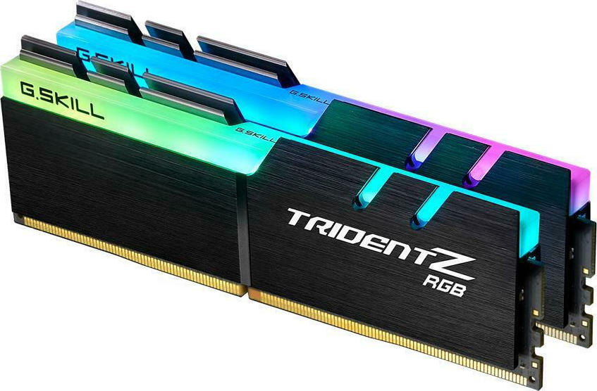 G.Skill Trident Z RGB DDR4 32GB RAM με 2x16GB Modules και Ταχύτητα 4000 για Desktop Κωδικός F4-4000C18D-32GTZR