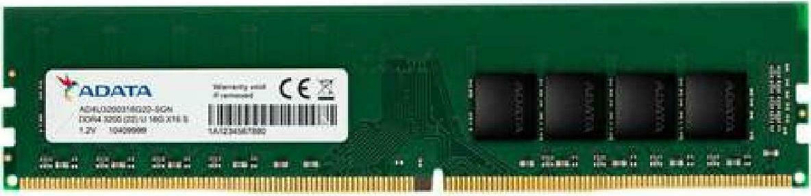 Adata Premier DDR4 με Module 1x8GB και Ταχύτητα 3200 για Desktop Κωδικός AD4U32008G22-SGN