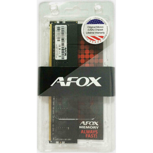 Afox DDR4 με Module 1x4GB και Ταχύτητα 2400 για Desktop Κωδικός AFLD44EK1P