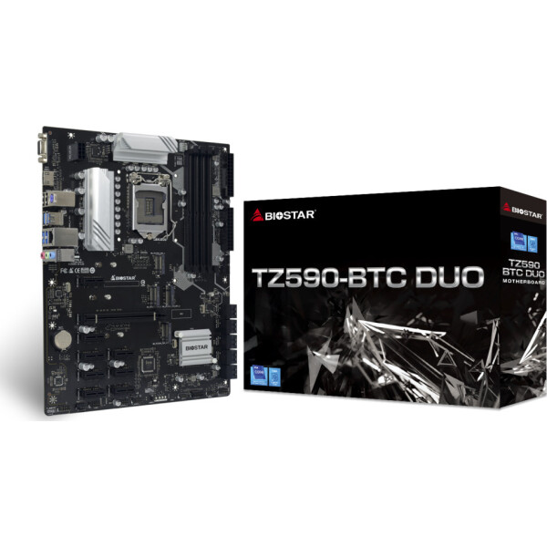 Biostar TZ590-BTC DUO Motherboard ATX με Intel 1200 Socket