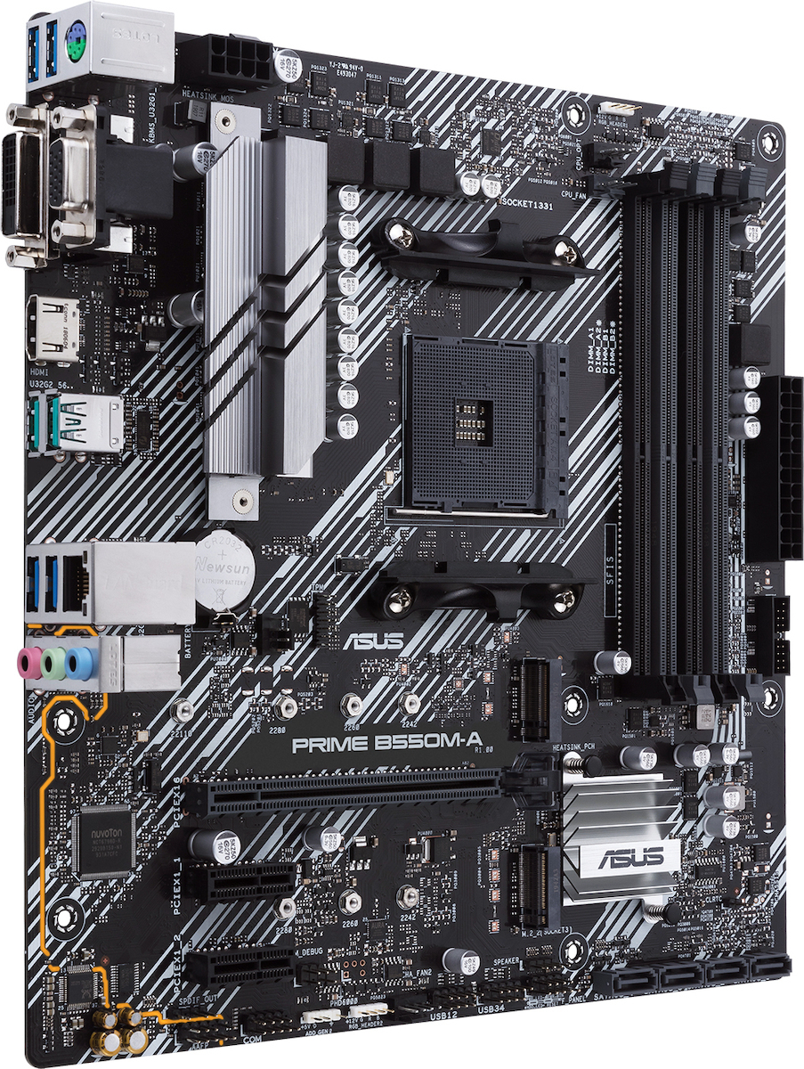 Asus Prime B550M-A/CSM Motherboard Micro ATX με AMD AM4 Socket 90MB14I0-M0EAYC