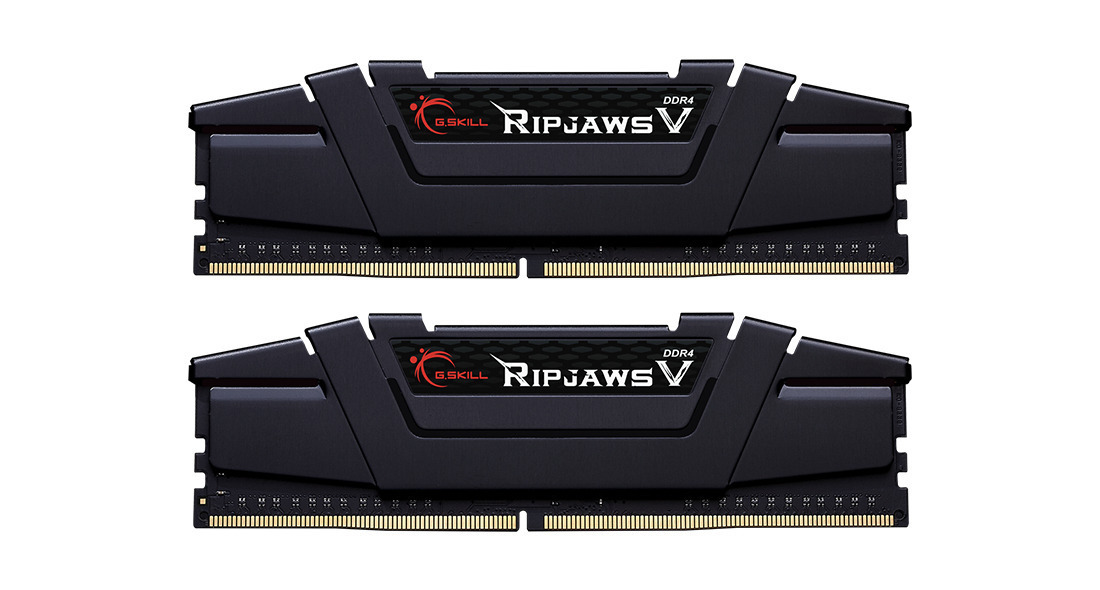 G.Skill Ripjaws V DDR4 64GB RAM με 2x32GB Modules και Ταχύτητα 4400 για Desktop Κωδικός F4-4400C19D-64GVK