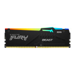 Kingston Fury Beast RGB DDR5 με Module 1x32GB και Ταχύτητα 5600 για Desktop Κωδικός KF556C40BBA-32