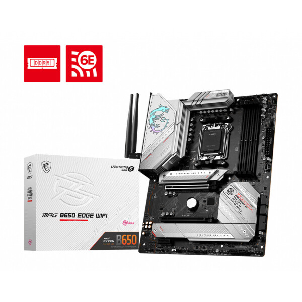 MSI MPG B650 Edge WIFI Motherboard ATX με AMD AM5 Socket 7E10-001R