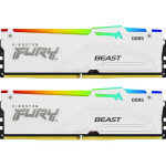 Kingston Fury Beast RGB DDR5 64GB RAM με 2x32GB Modules και Ταχύτητα 6000 για Desktop Κωδικός KF560C36BWEAK2-64